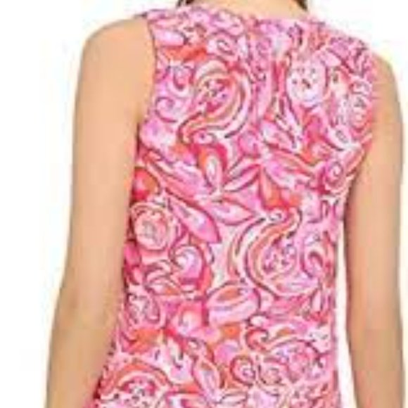 Lilly Pulitzer Essie Top - Mango Salsa - EUC - XS - Picture 4 of 4